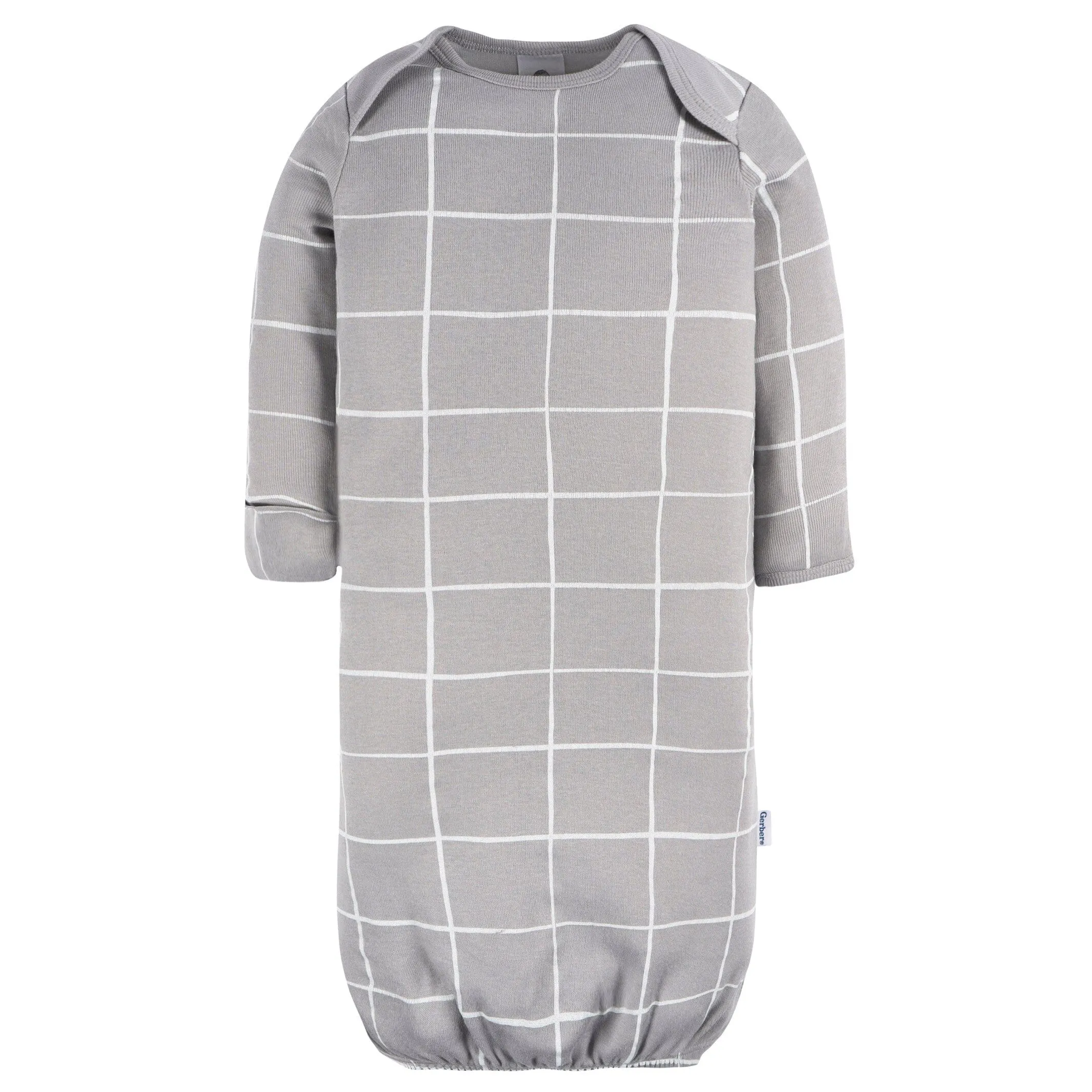 4-Pack Baby Boys Grey Coastal Gowns Gerber Childrenswea
