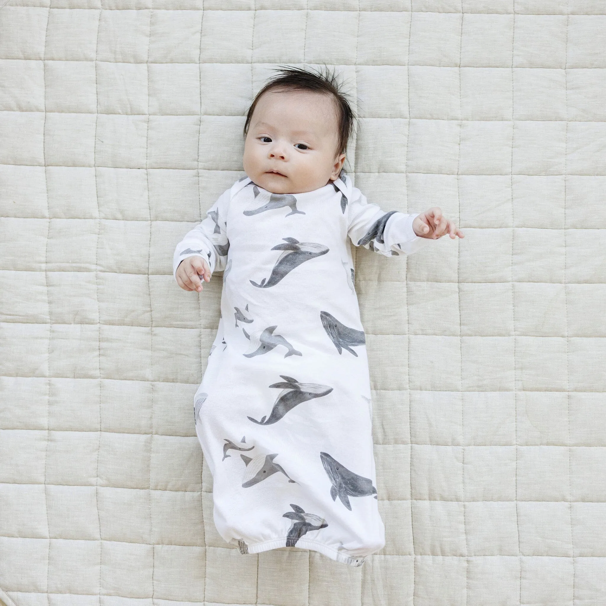4-Pack Baby Boys Grey Coastal Gowns Gerber Childrenswea