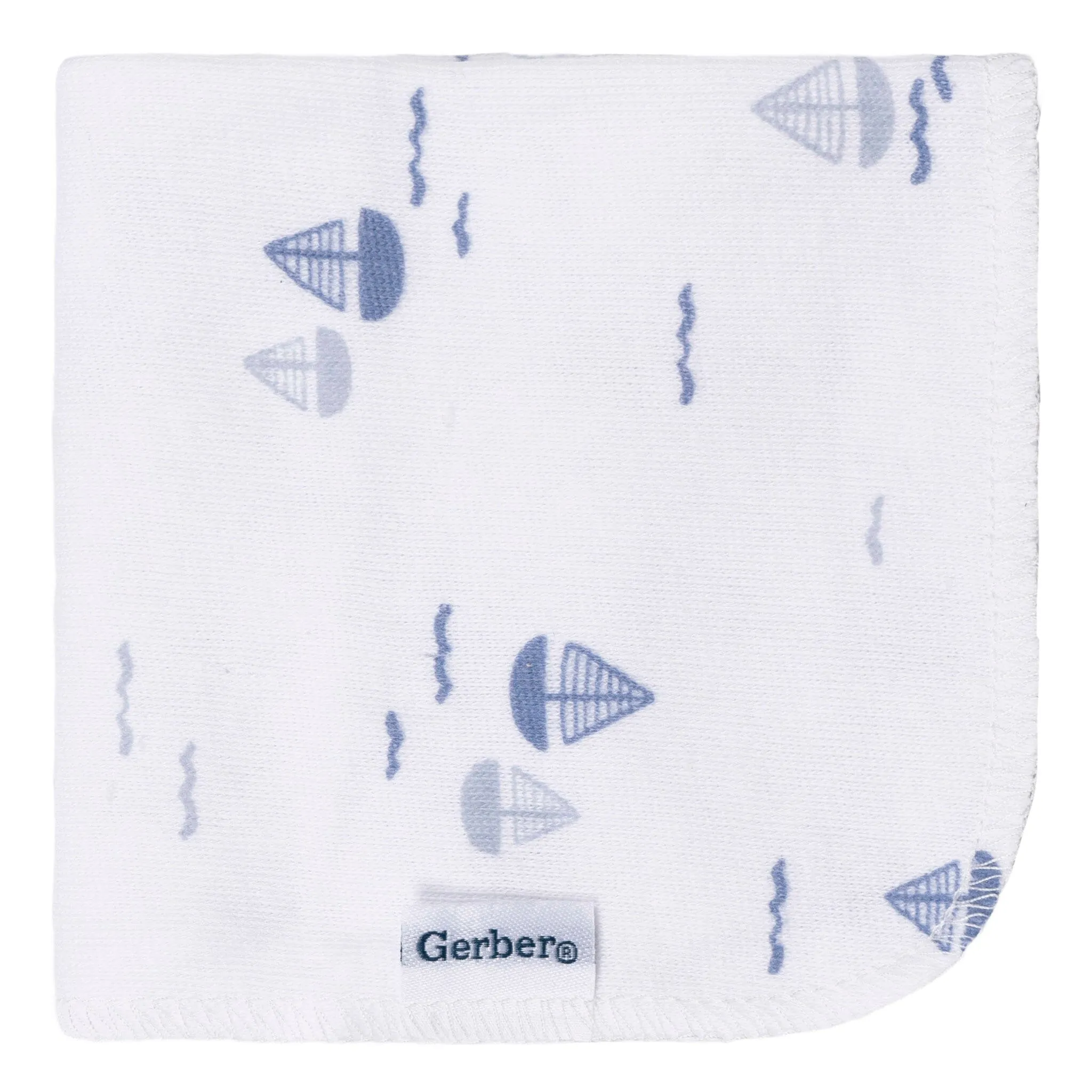 4-Pack Baby Boys Little Lighthouse Terry Washcloths Gerber Childrenswea