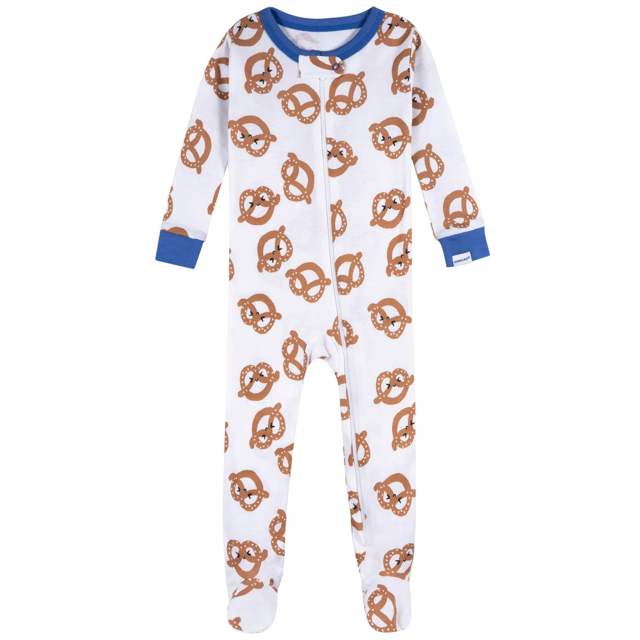 4-Pack Baby Boys Snack Truck Snug Fit Footed Pajamas Gerber Childrenswea