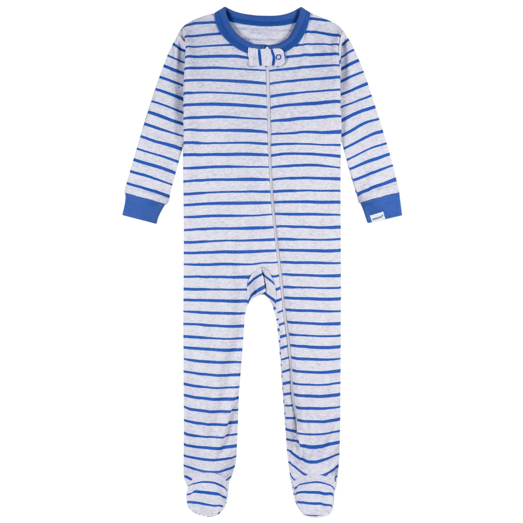 4-Pack Baby Boys Snack Truck Snug Fit Footed Pajamas Gerber Childrenswea