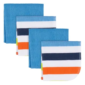 4-Pack Baby Boys Stripe Terry Washcloths Gerber Childrenswea