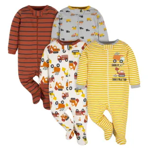 4-Pack Baby Boys Transportation Zone Sleep 'N Plays Gerber Childrenswea