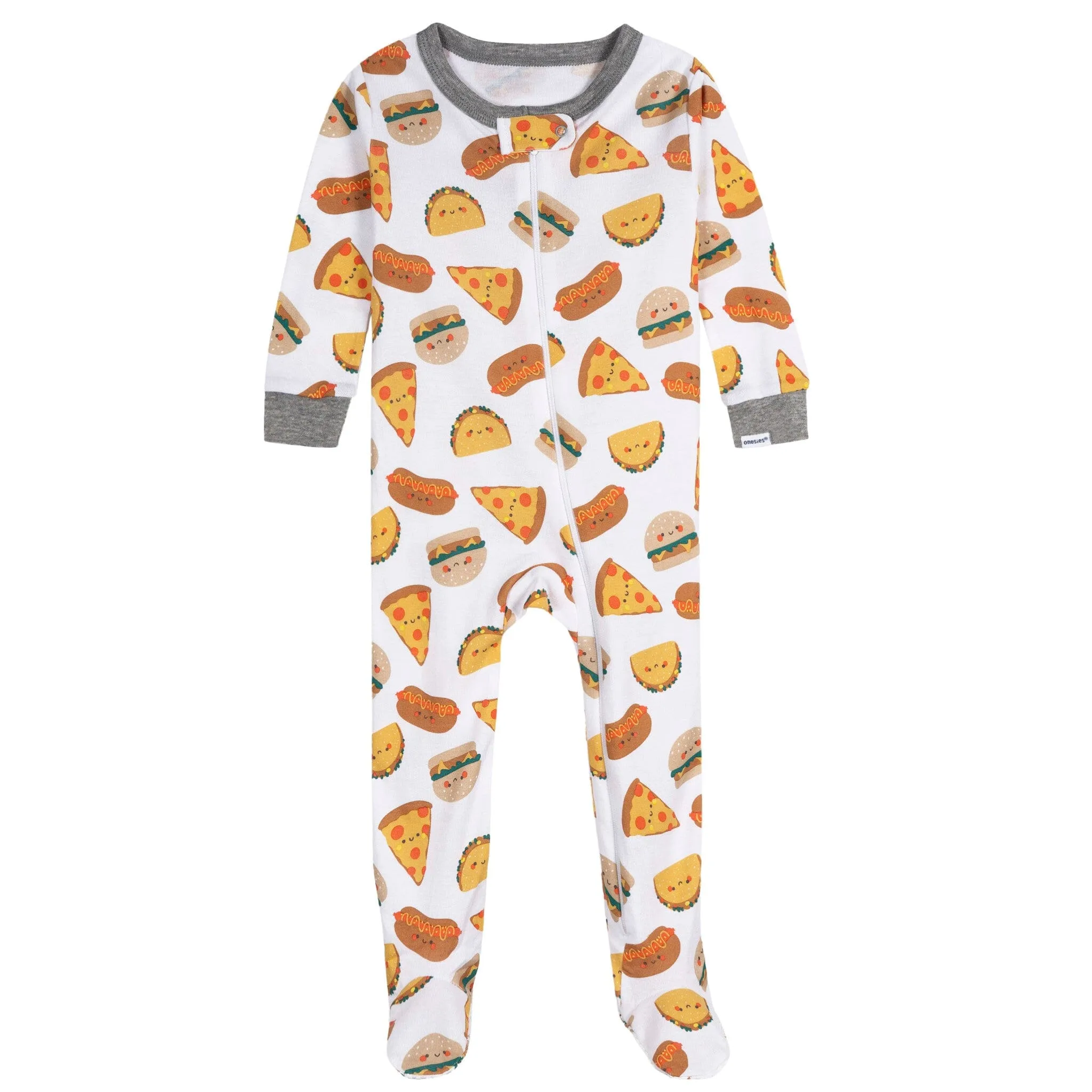 4-Pack Baby Boys Treats Snug Fit Footed Pajamas Gerber Childrenswea