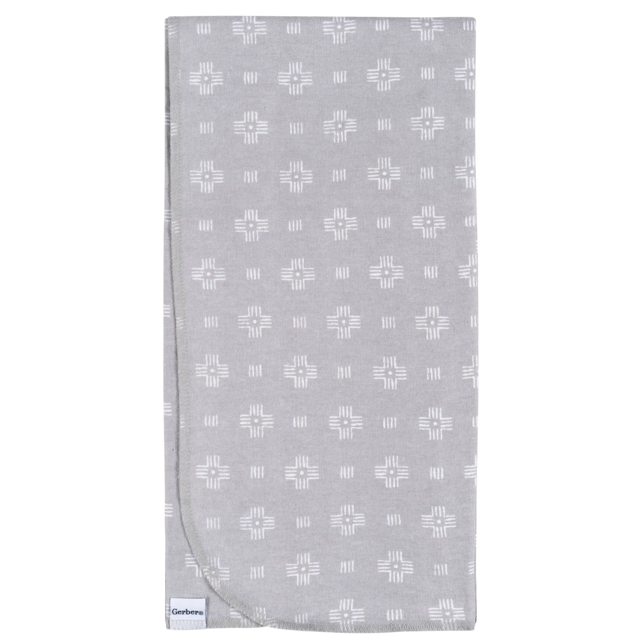 4-Pack Baby Neutral Animal Geo Flannel Blankets Gerber Childrenswea