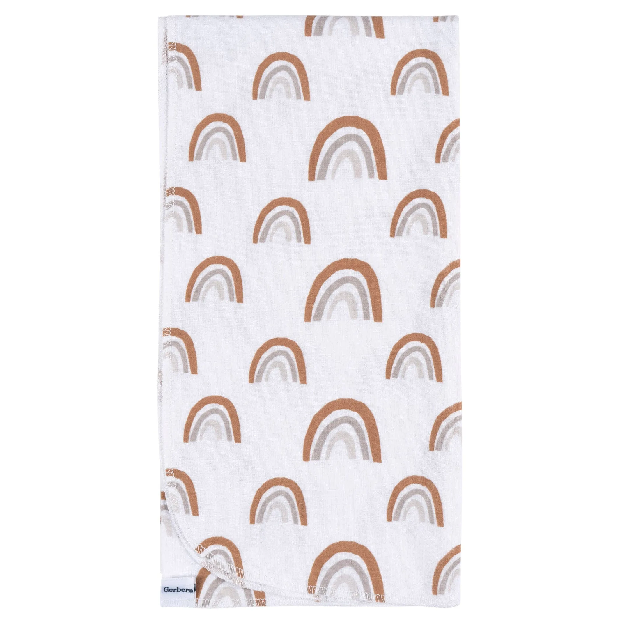 4-Pack Baby Neutral Boho Rainbow Flannel Blankets Gerber Childrenswea