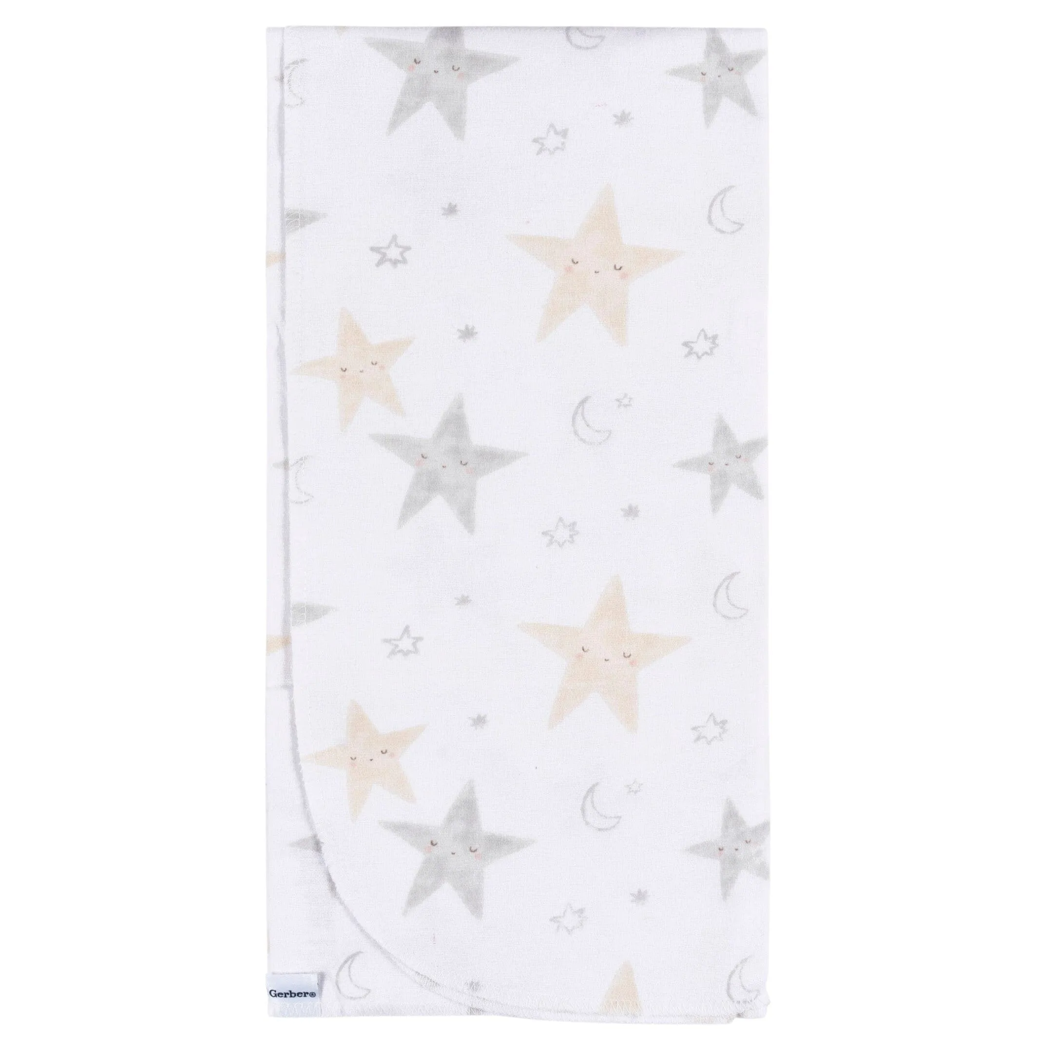 4-Pack Baby Neutral Celestial Flannel Blankets Gerber Childrenswea