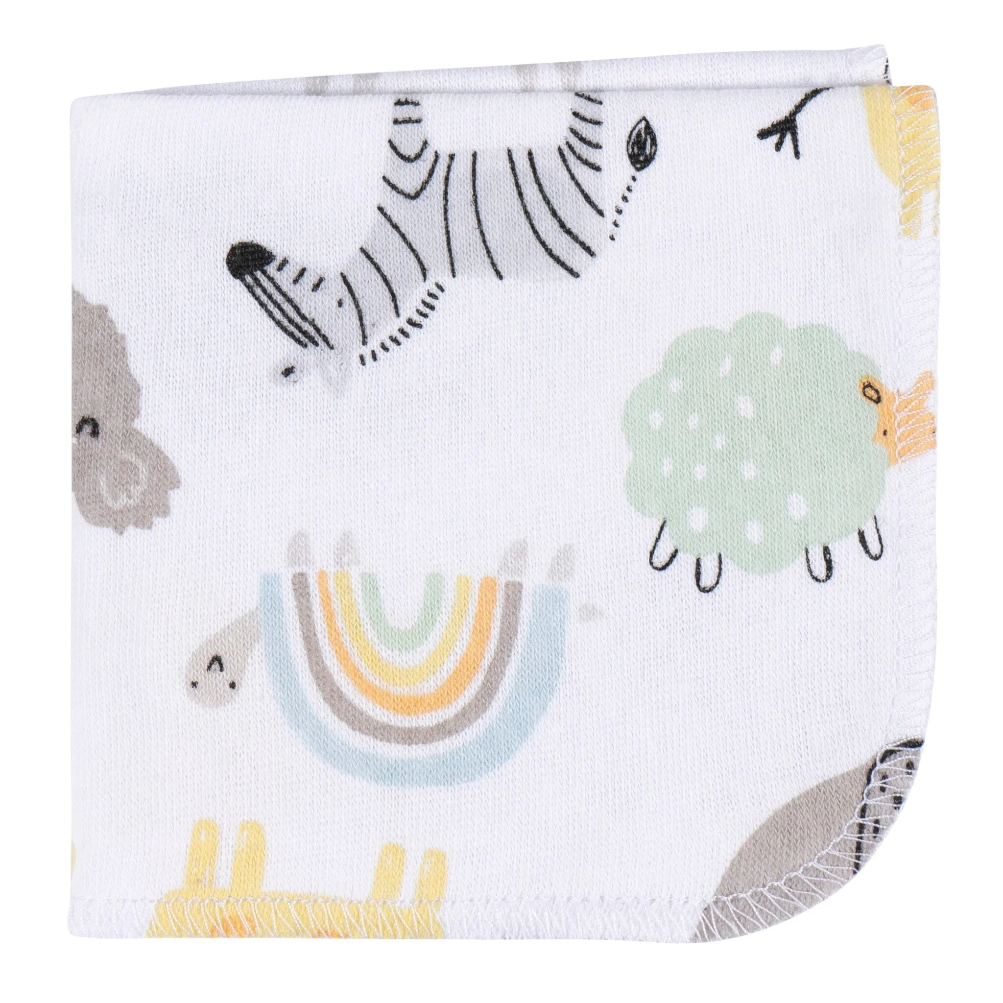 4-Pack Baby Neutral Little Animals Terry Washcloths Gerber Childrenswea