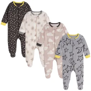 4-Pack Baby Neutral Up In The Sky Sleep 'N Plays Gerber Childrenswea