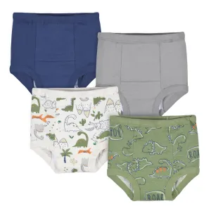 4-Pack Toddler Boys Dinosaur Training Pants Gerber Childrenswea