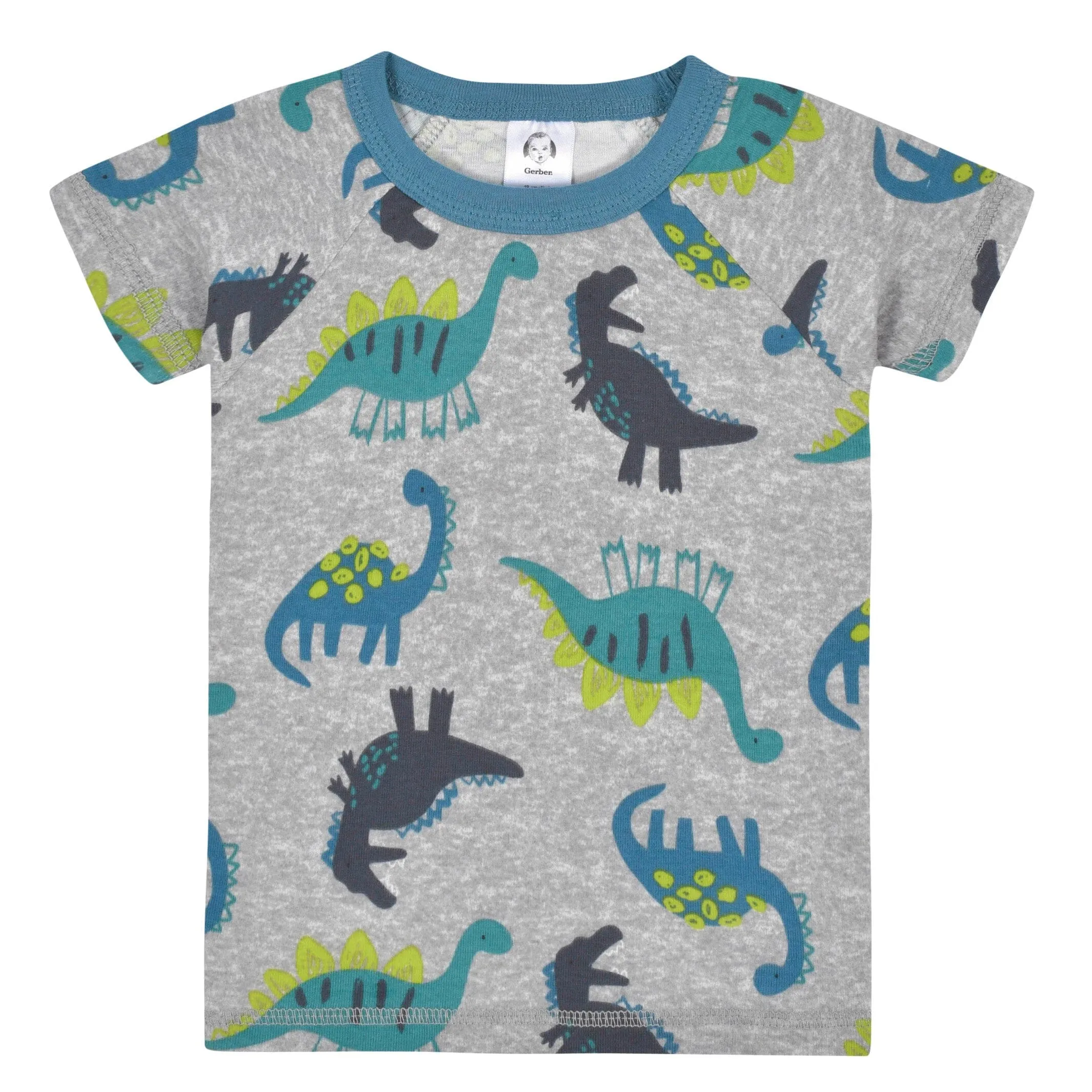 4-Piece Infant & Toddler Boys Big Dino Snug Fit Cotton Pajamas Gerber Childrenswea