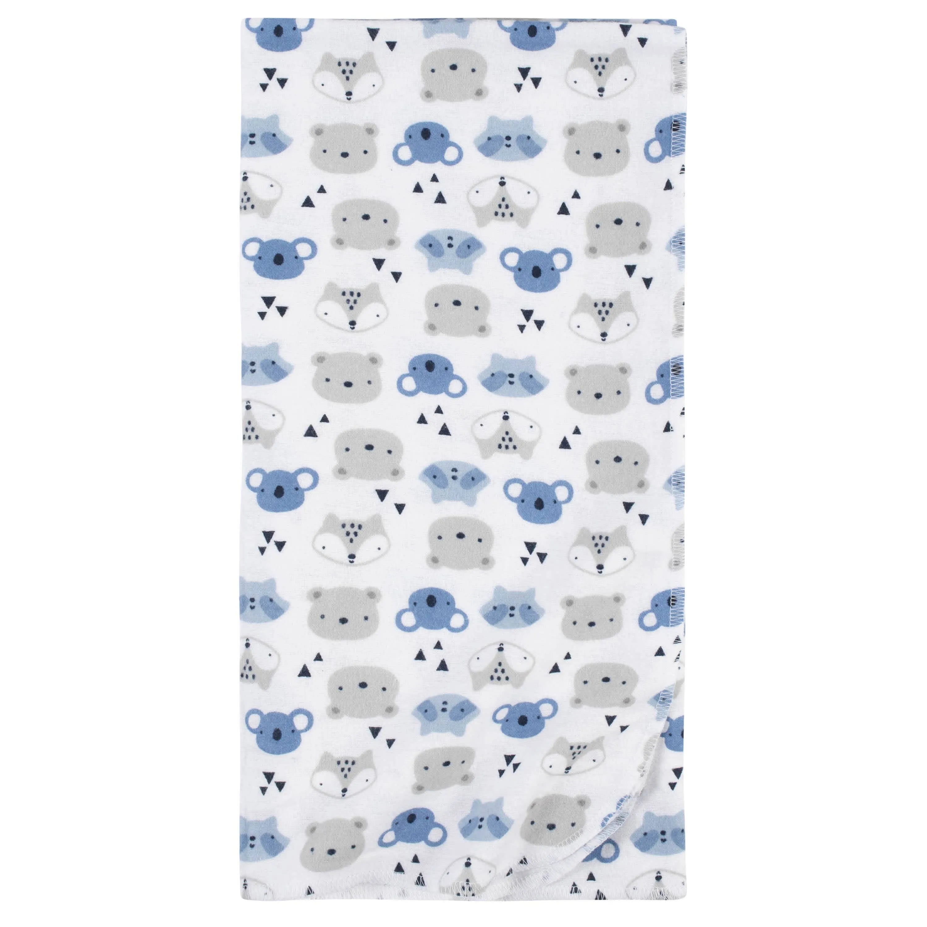 5-Pack Baby Boys Critters Flannel Receiving Blankets Gerber Childrenswea