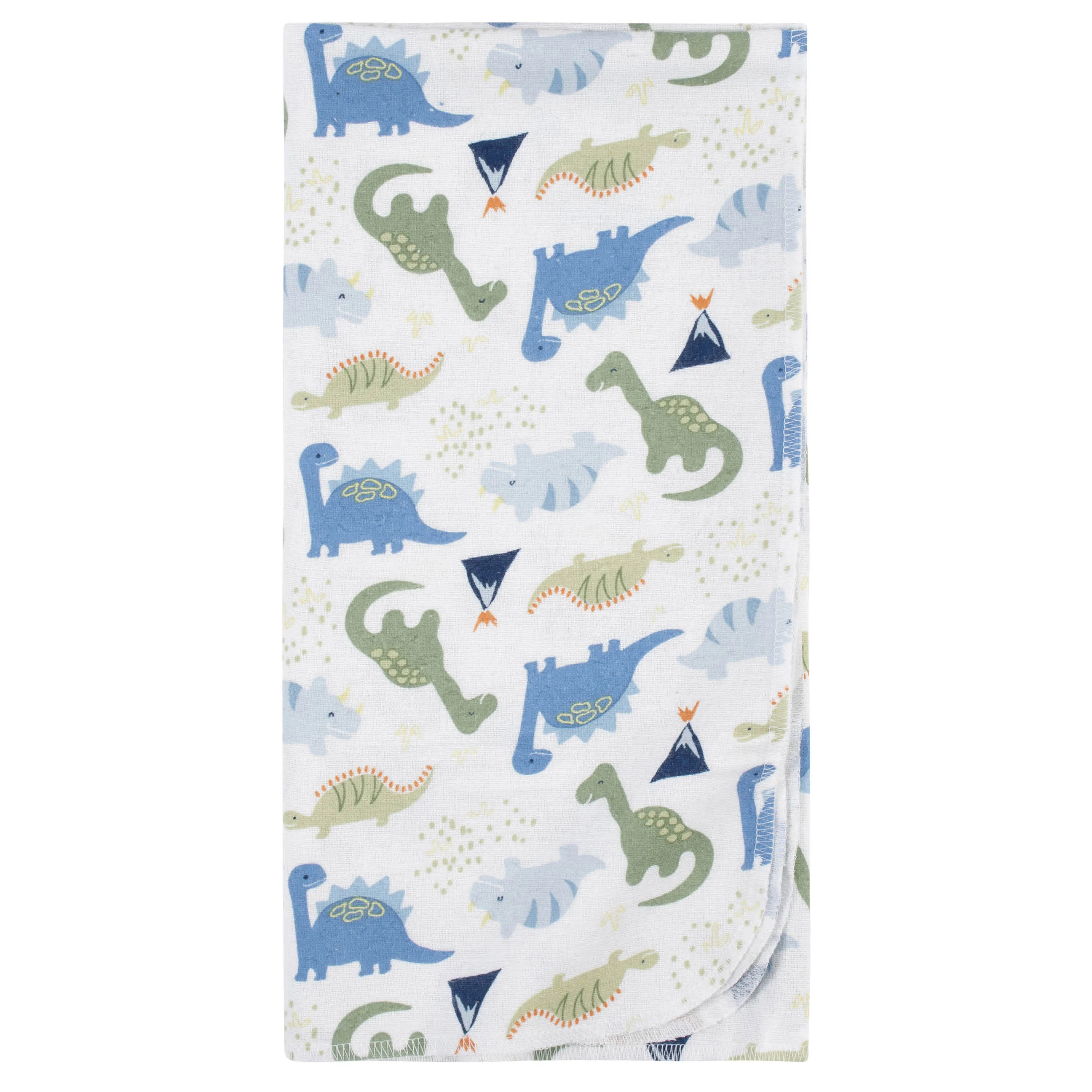 5-Pack Baby Boys Dinosaur Flannel Receiving Blankets Gerber Childrenswea