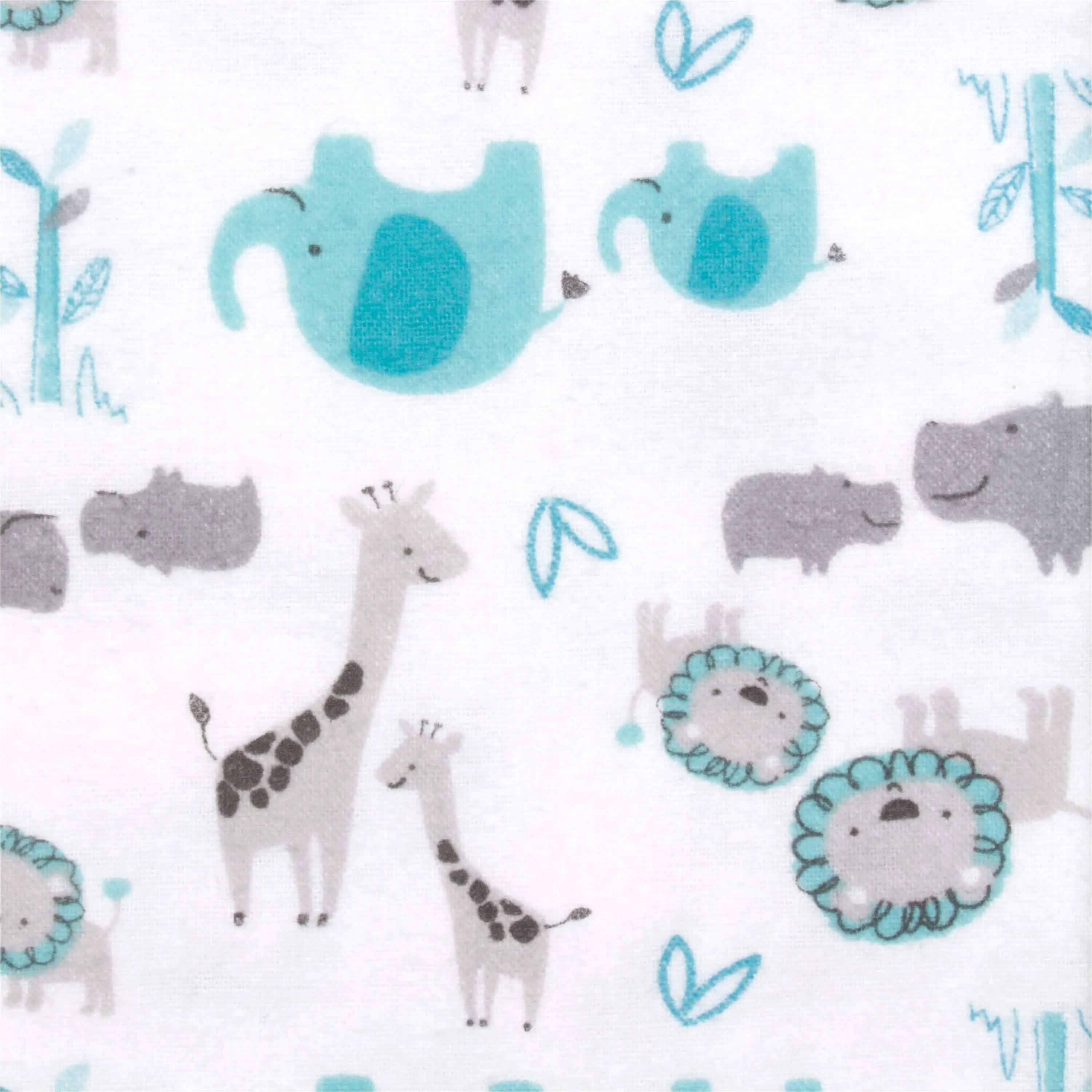 5-Pack Baby Boys Safari Flannel Receiving Blankets Gerber Childrenswea