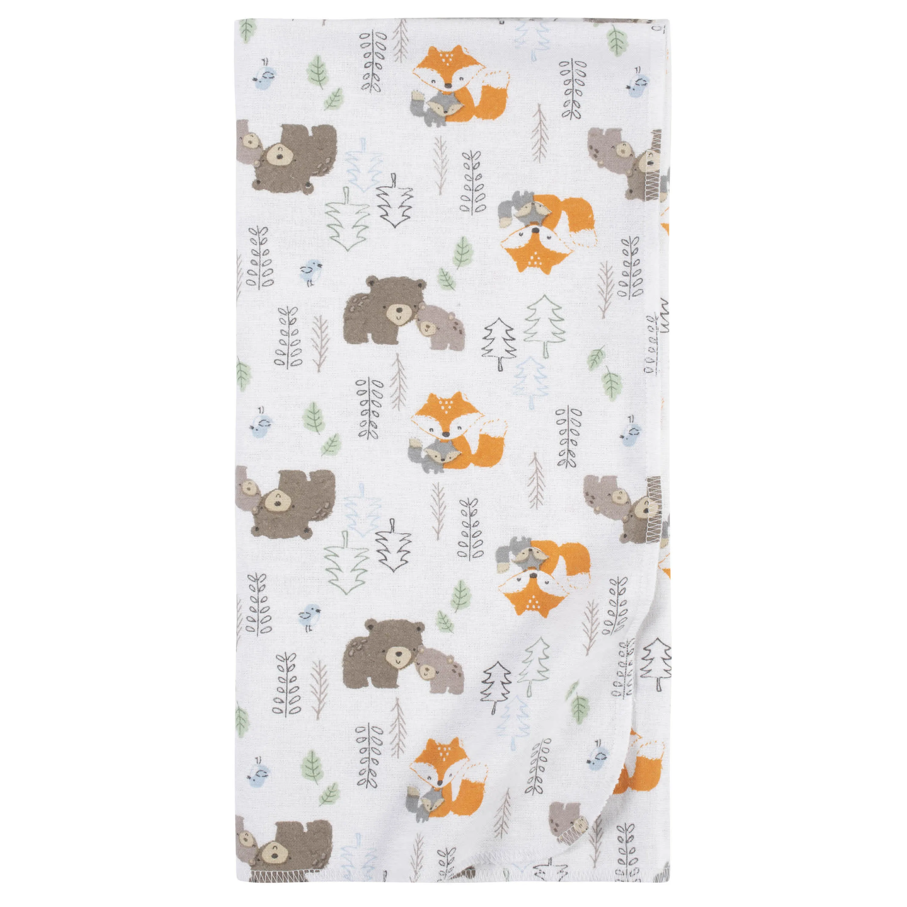 5-Pack Baby Boys Woodland Flannel Receiving Blankets Gerber Childrenswea