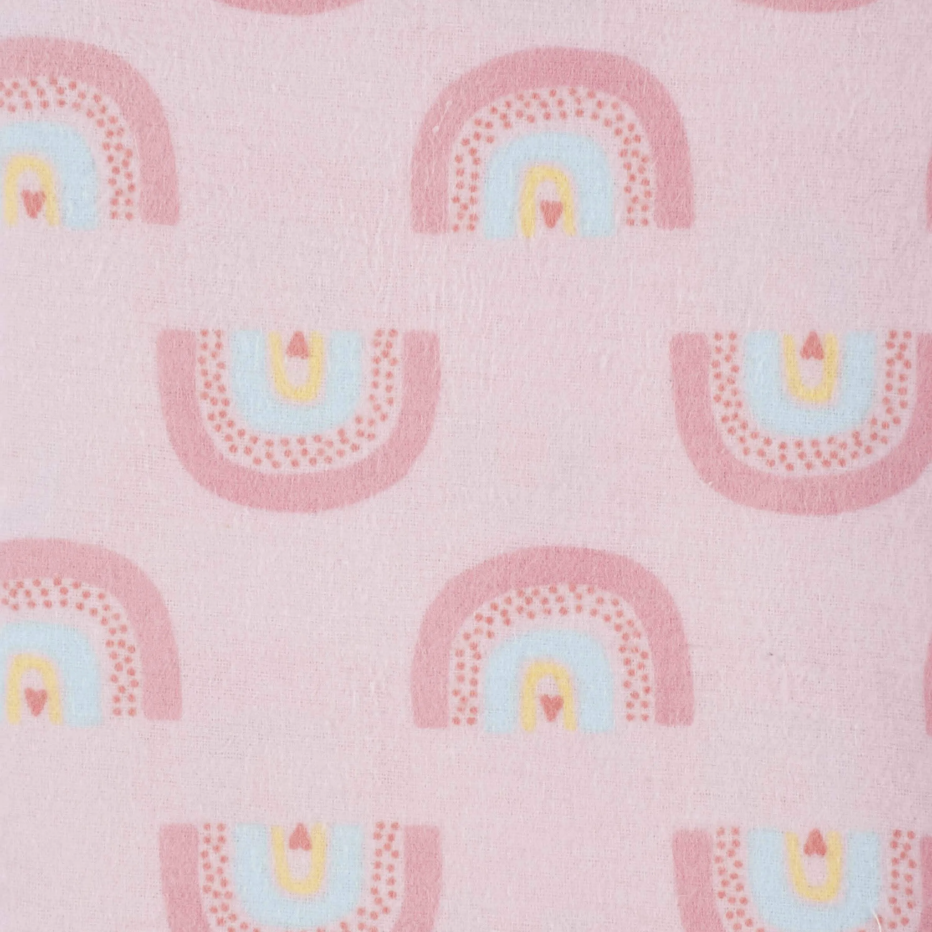 5-Pack Baby Girls Pink Rainbow Flannel Receiving Blankets Gerber Childrenswea