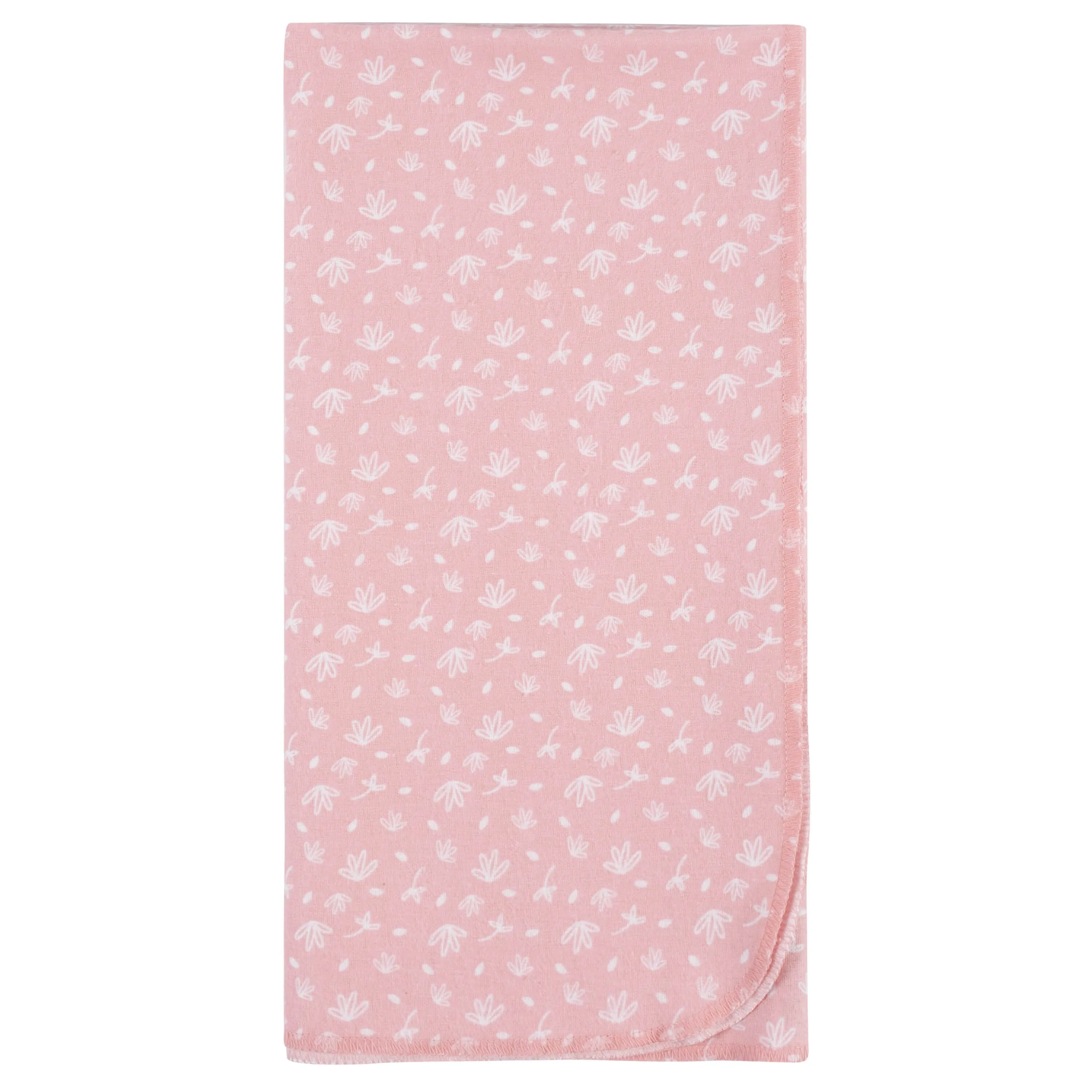 5-Pack Baby Girls Pink Safari Flannel Receiving Blankets Gerber Childrenswea