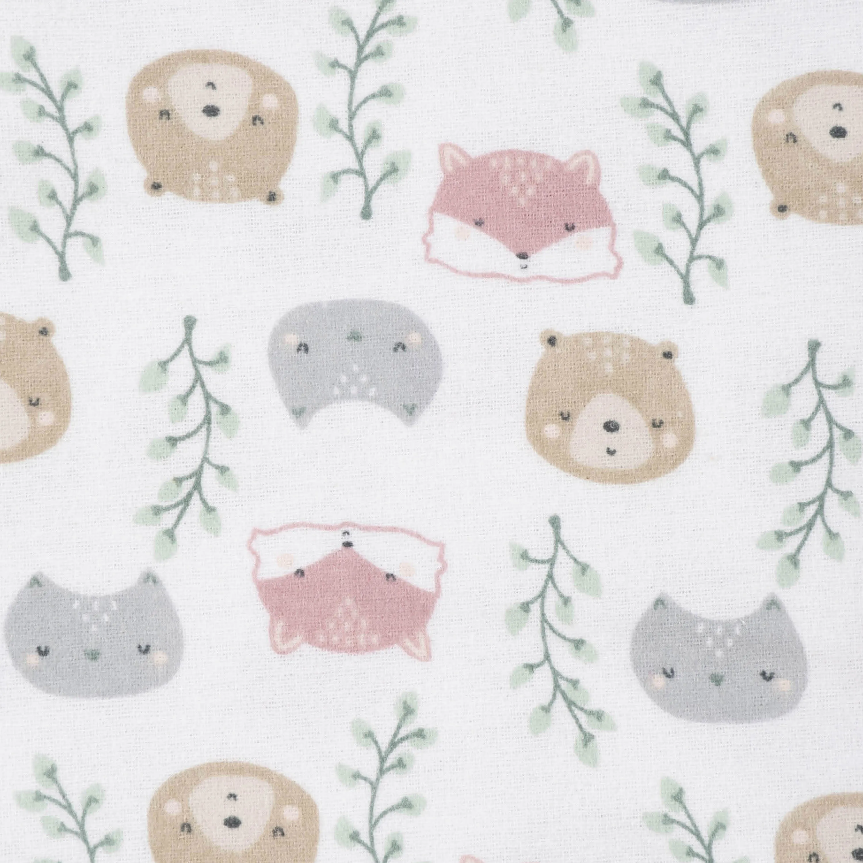 5-Pack Baby Girls Woodland Critters Flannel Receiving Blankets Gerber Childrenswea