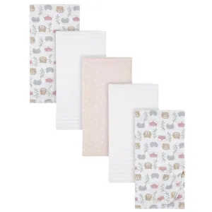 5-Pack Baby Girls Woodland Critters Flannel Receiving Blankets Gerber Childrenswea