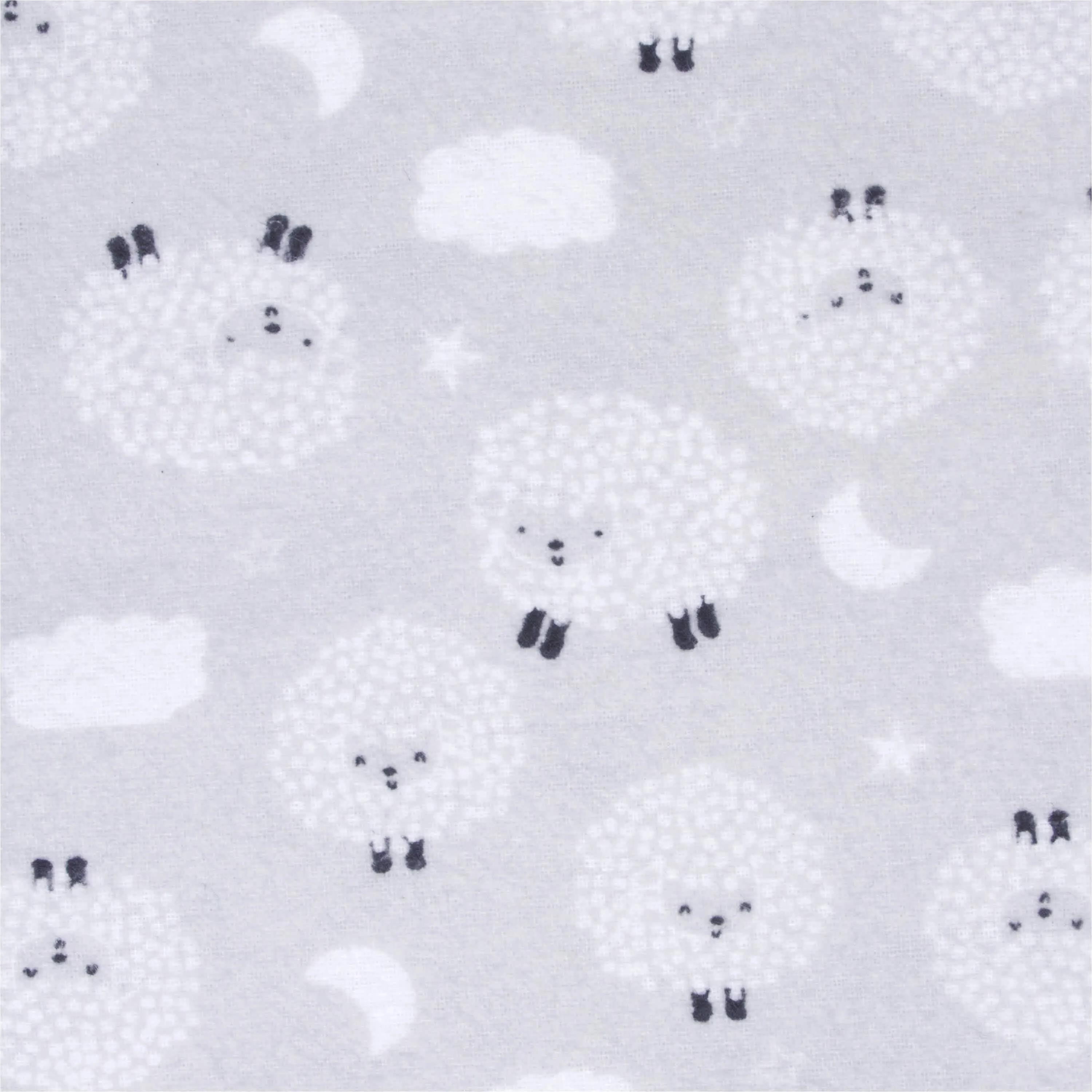 5-Pack Baby Neutral Sheep Flannel Receiving Blankets Gerber Childrenswea