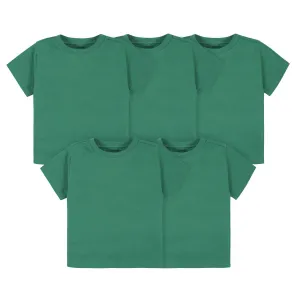 5-Pack Infant & Toddler Kelly Green Premium Short Sleeve Tees Gerber Childrenswea
