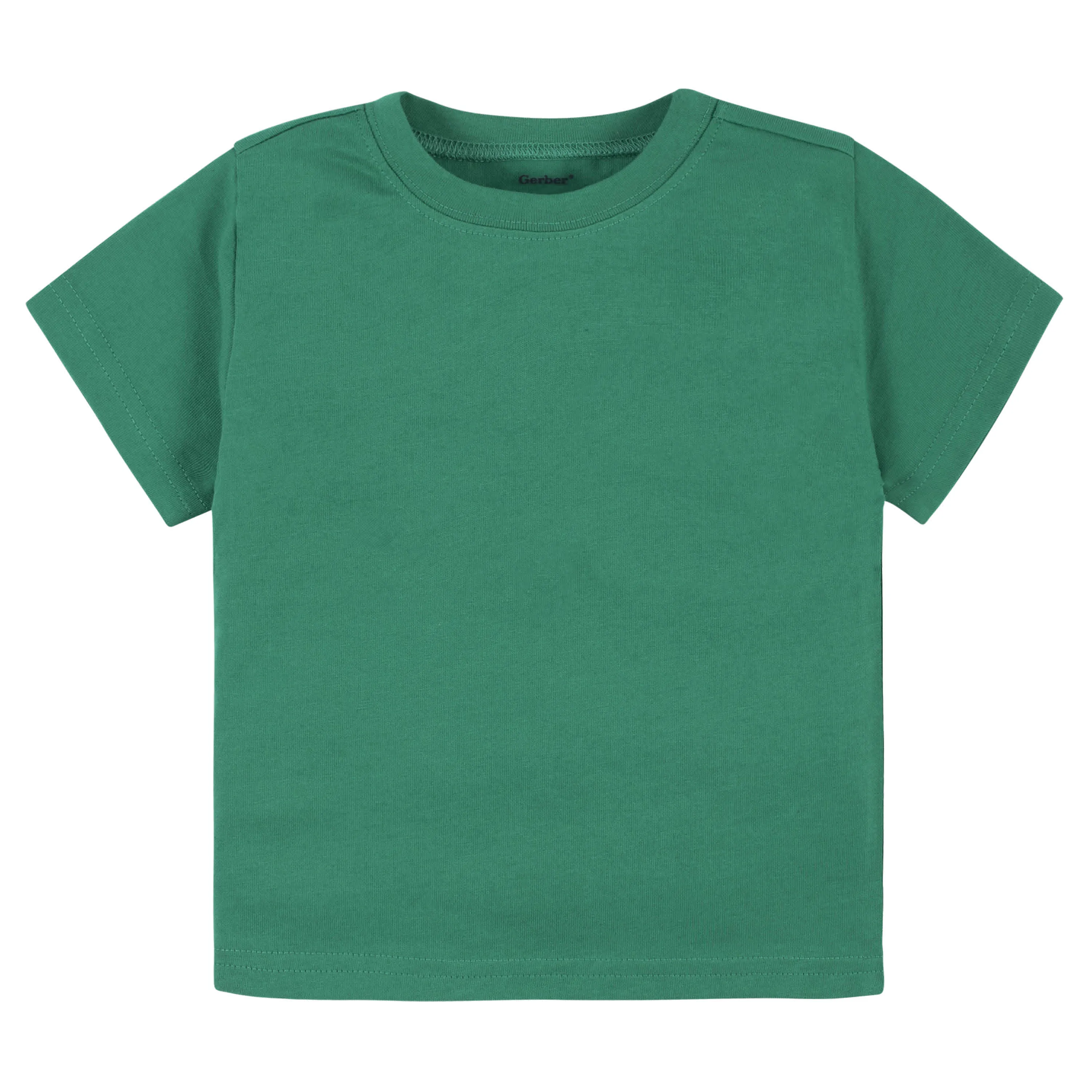 5-Pack Infant & Toddler Kelly Green Premium Short Sleeve Tees Gerber Childrenswea