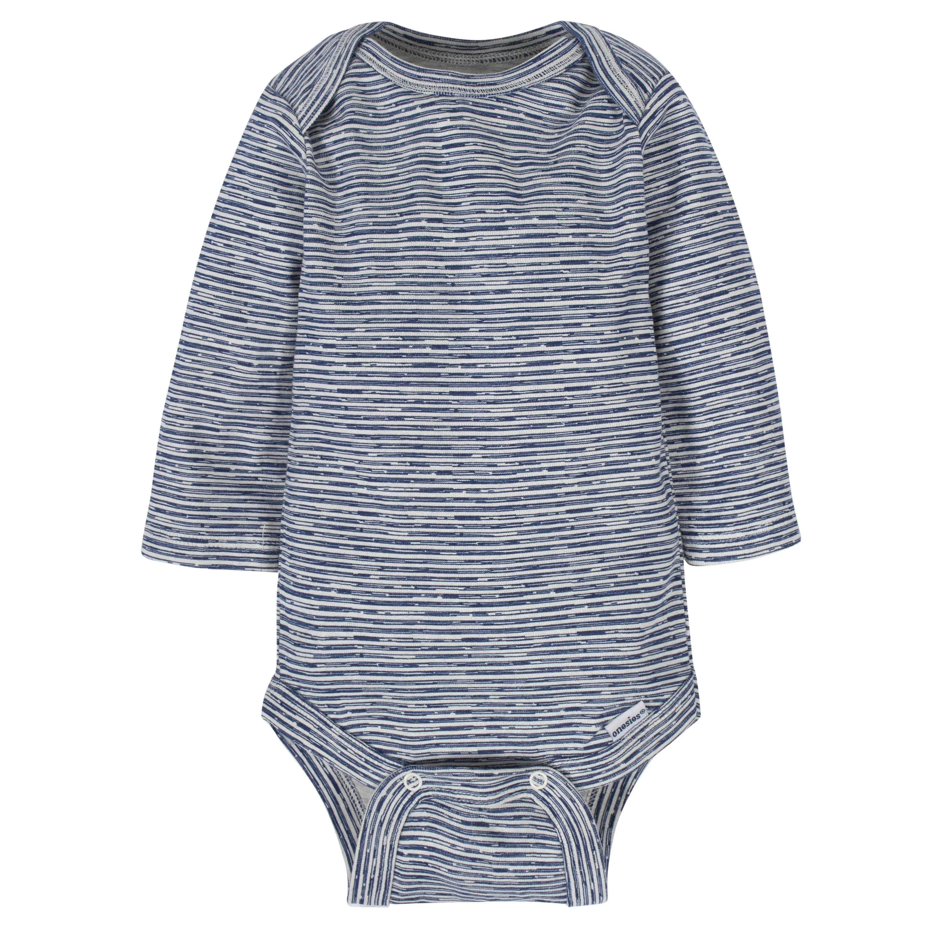 6-Pack Baby Boys Fox Long Sleeve Onesies Bodysuits Gerber Childrenswea