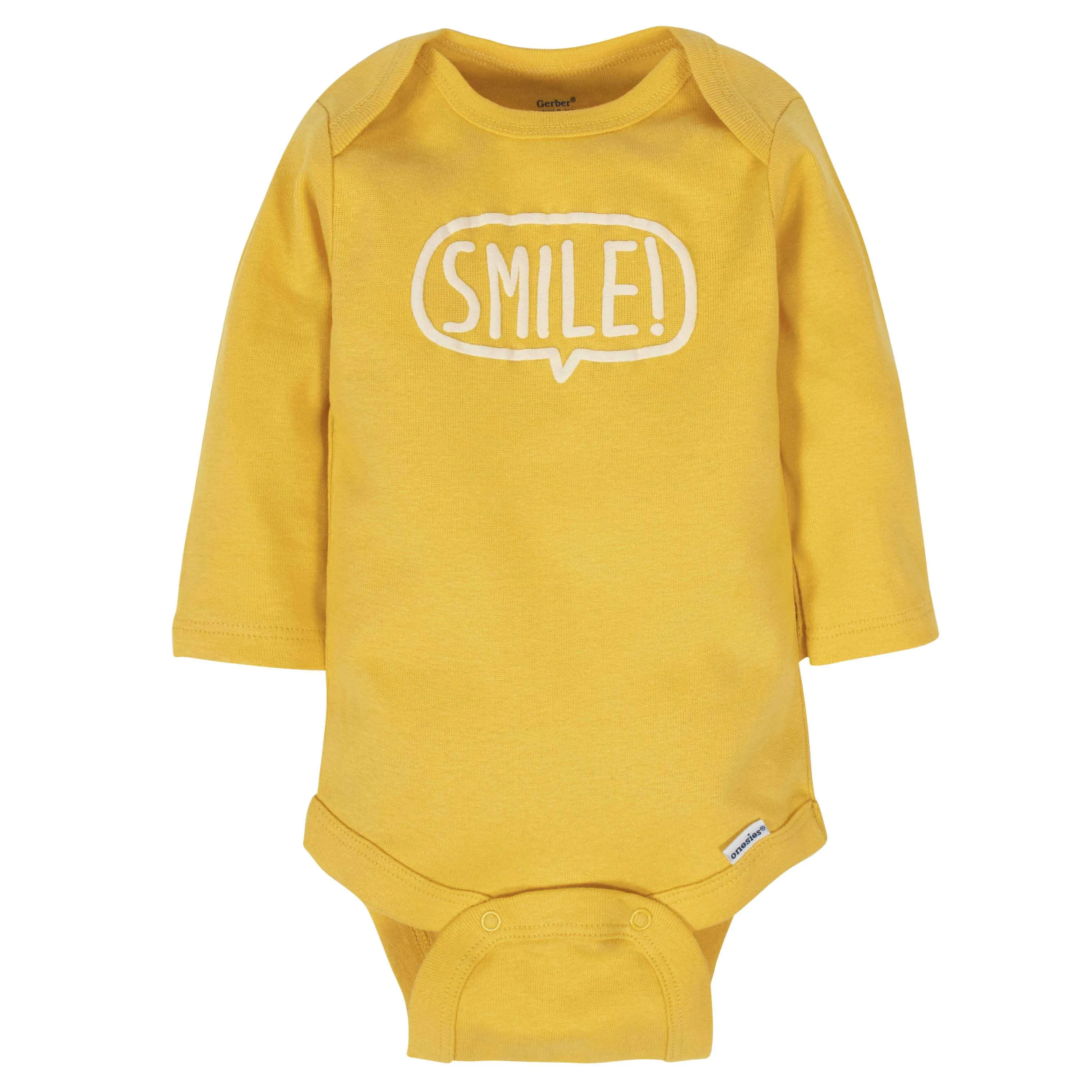 6-Pack Baby Boys Fox Long Sleeve Onesies Bodysuits Gerber Childrenswea