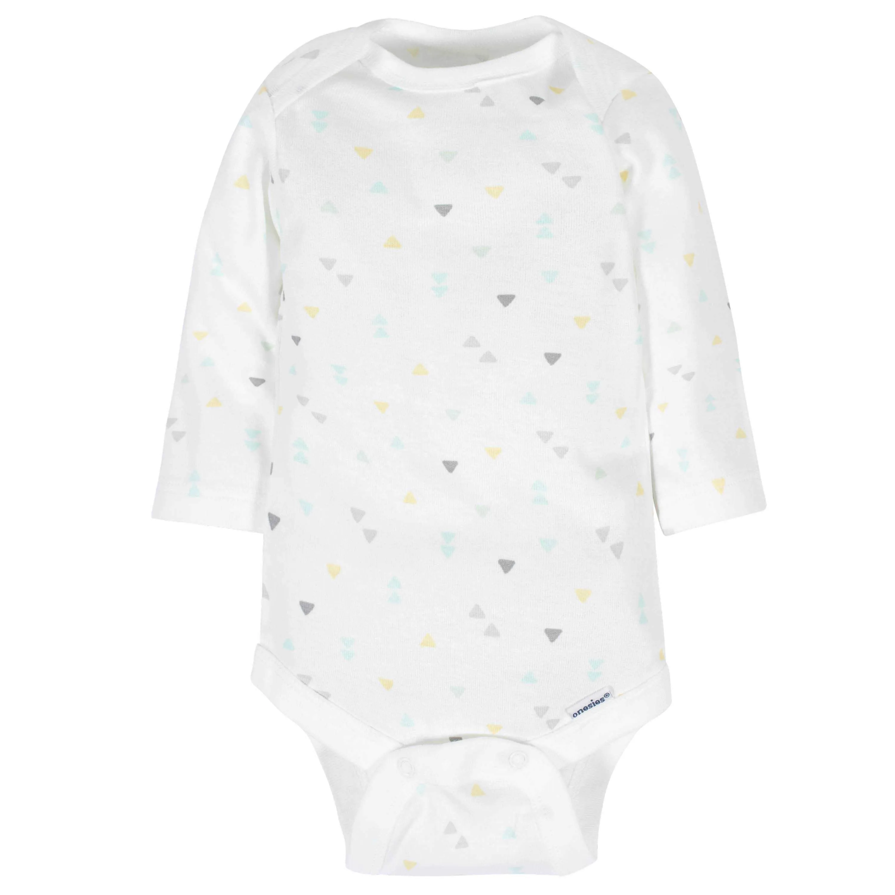 6-Pack Baby Neutral Animals Long Sleeve Onesies Bodysuits Gerber Childrenswea