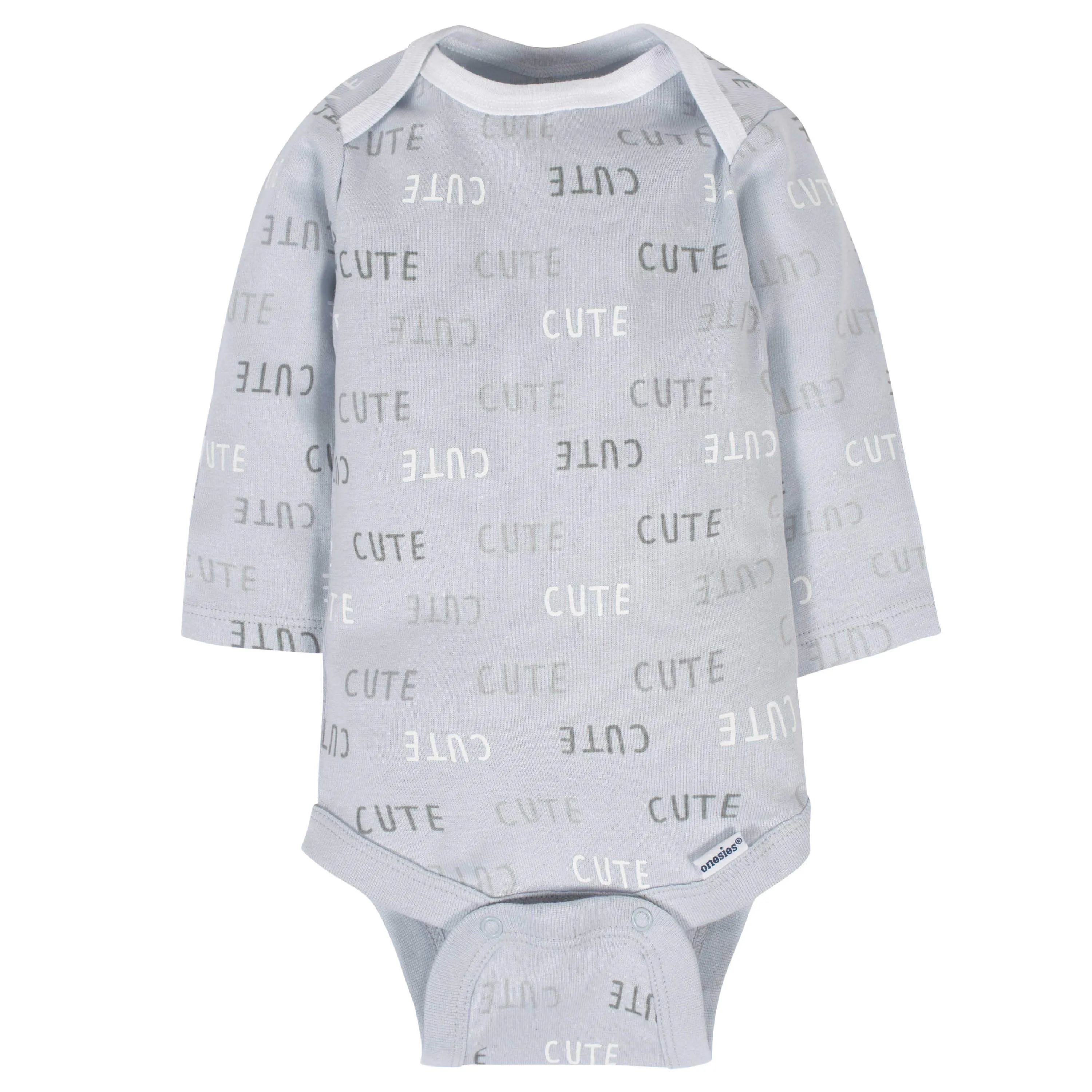 6-Pack Baby Neutral Sheep Long Sleeve Onesies Bodysuits Gerber Childrenswea