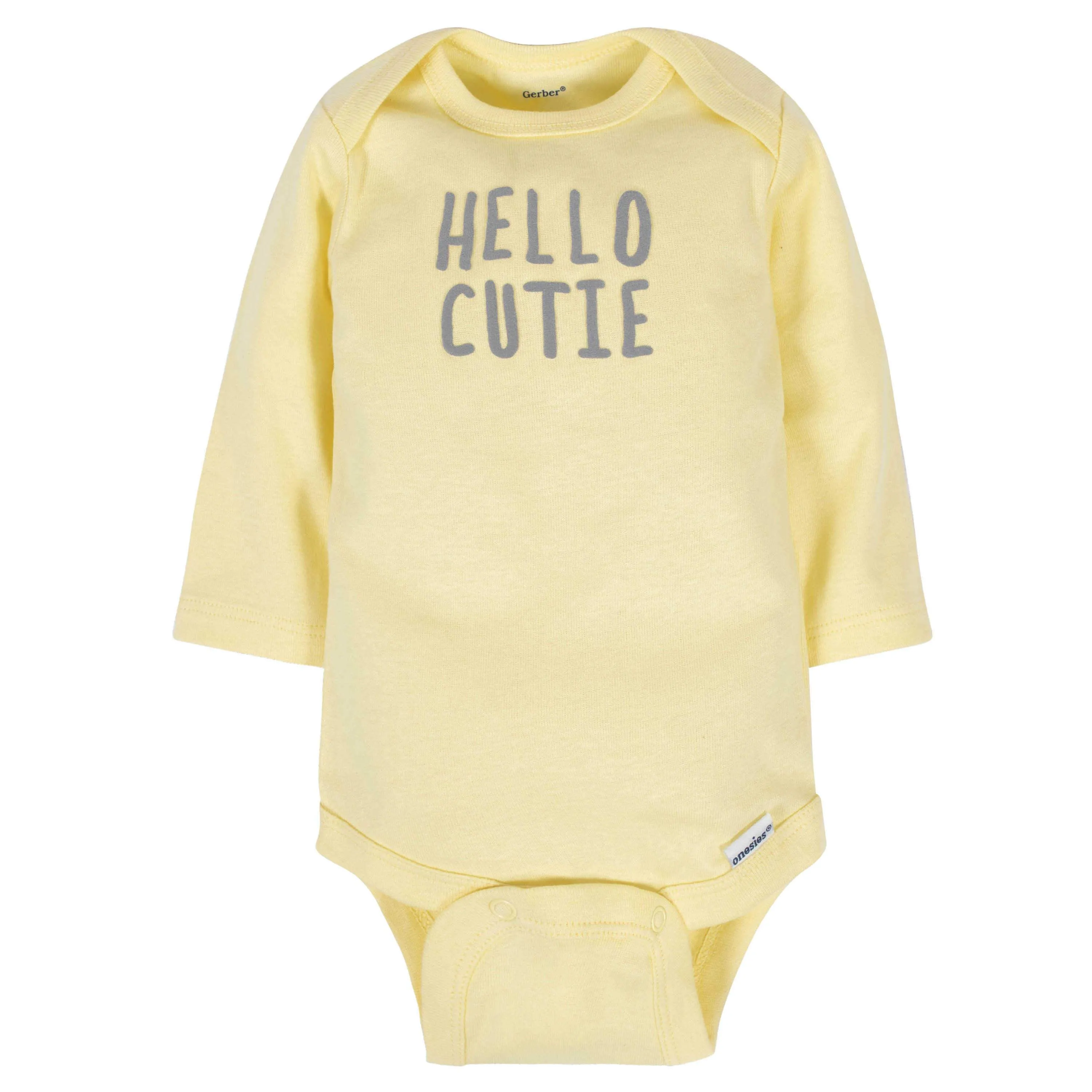 6-Pack Baby Neutral Sheep Long Sleeve Onesies Bodysuits Gerber Childrenswea