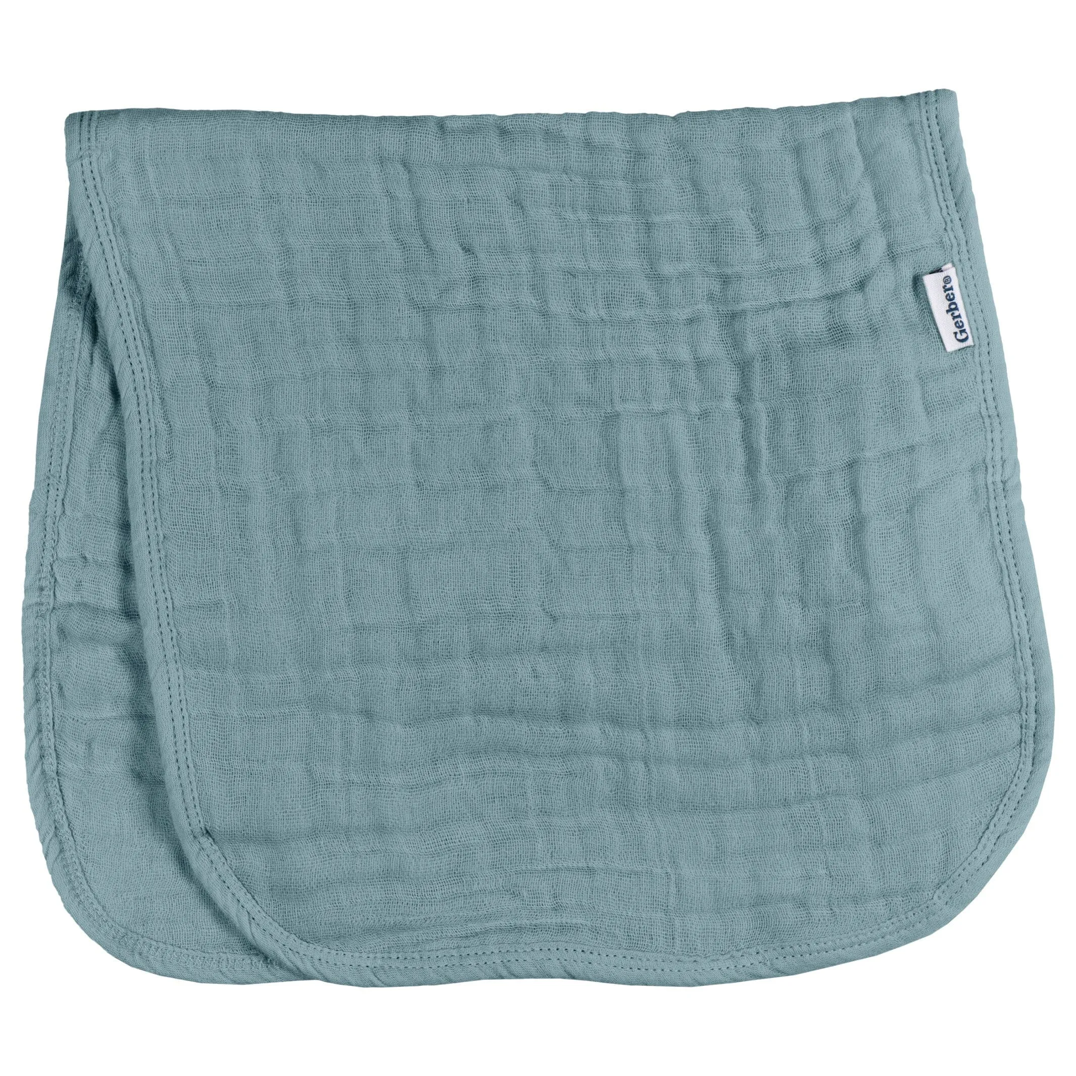 6-Pack Baby Neutral Teal Muslin Burp Cloths Gerber Childrenswea