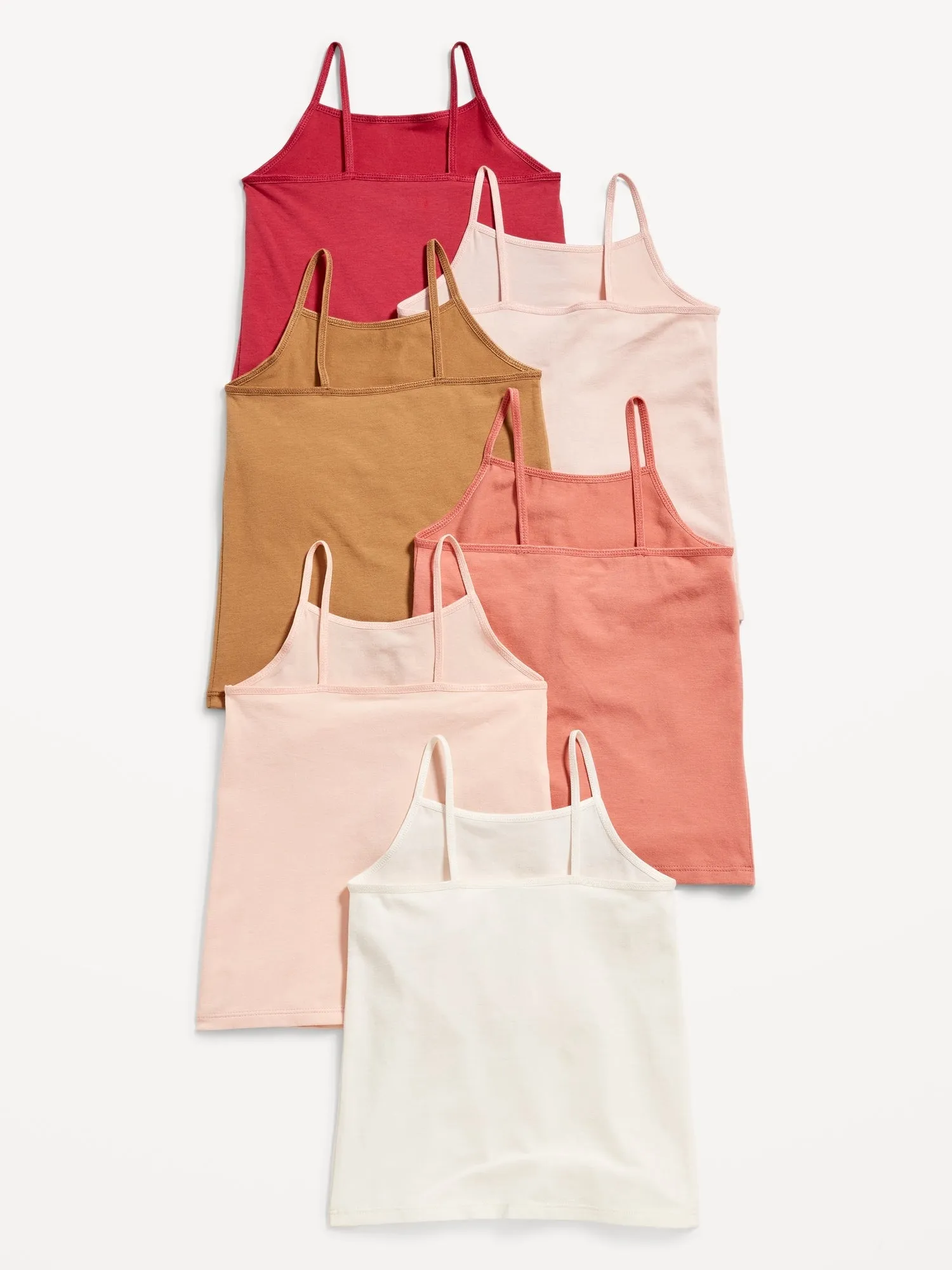 6-Pack Fitted Cami Top for Toddler Girls Old-Navy