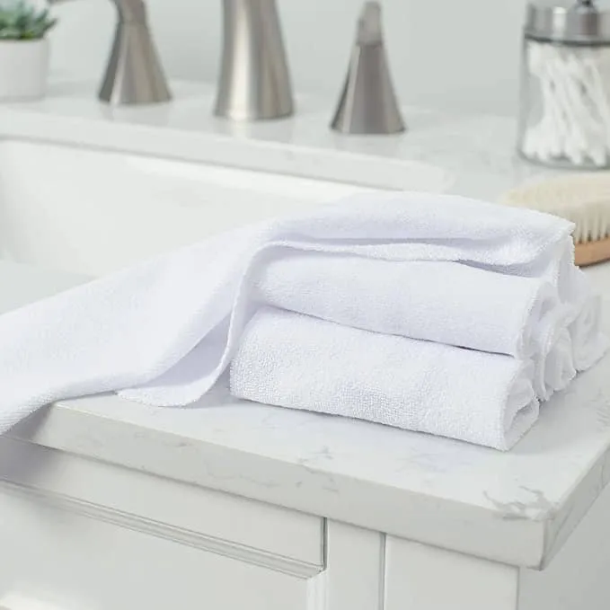 6-Pack White Terry Washcloths Gerber Childrenswea