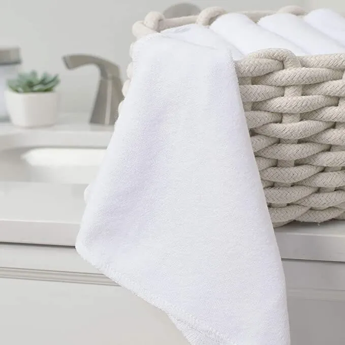 6-Pack White Terry Washcloths Gerber Childrenswea