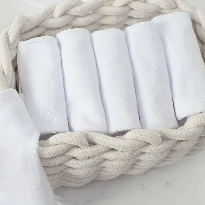 6-Pack White Terry Washcloths Gerber Childrenswea