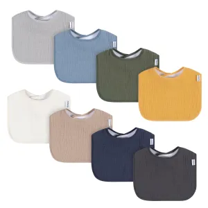 8-Pack Baby Boys Multi-color Muslin Drooling Bibs Gerber Childrenswea