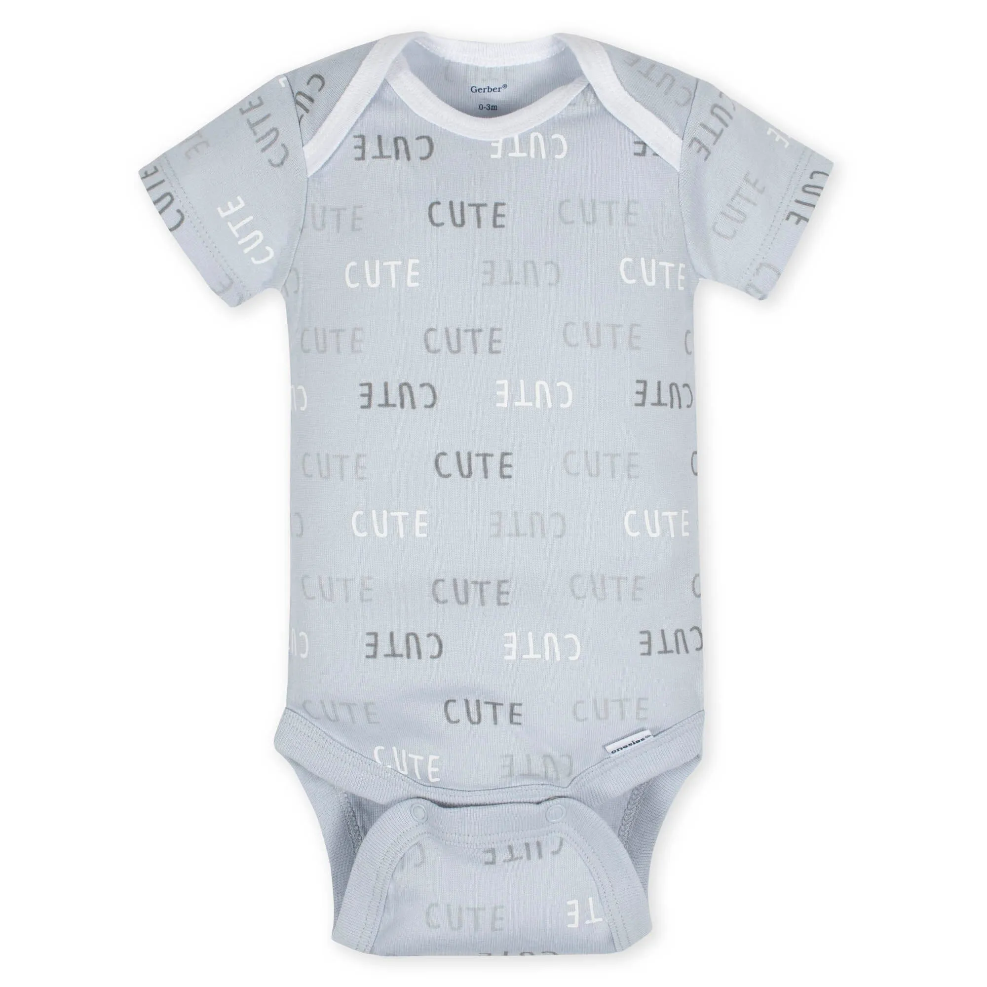 8-pack Baby Neutral Sheep Short Sleeve Onesies Bodysuits Gerber Childrenswea