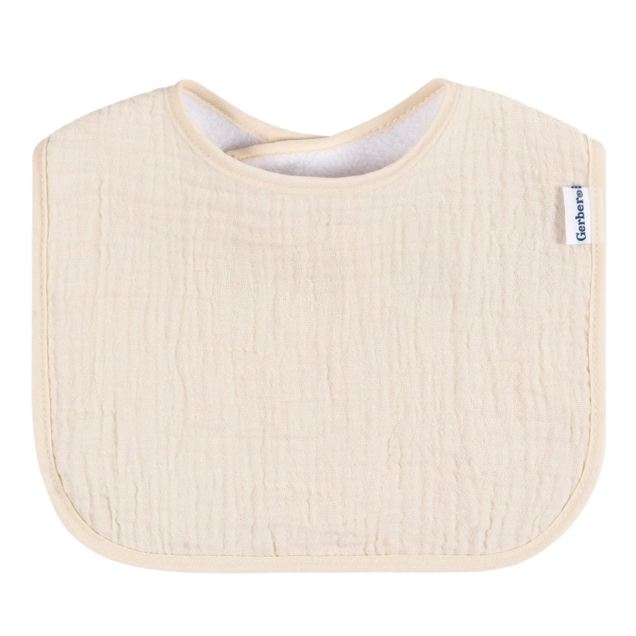 8-Pack Baby Neutral Warm Shades Muslin Drooling Bibs Gerber Childrenswea