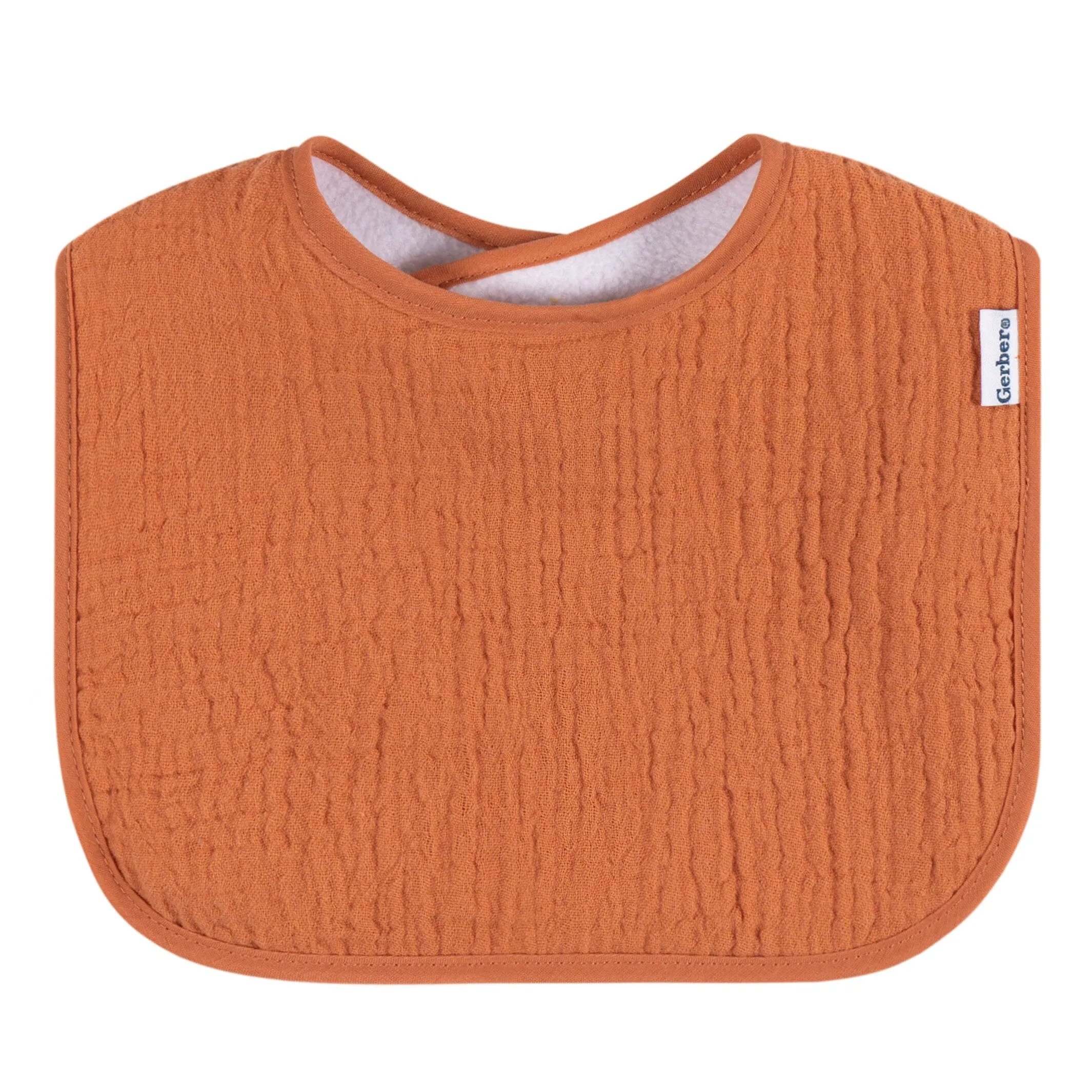 8-Pack Baby Neutral Warm Shades Muslin Drooling Bibs Gerber Childrenswea