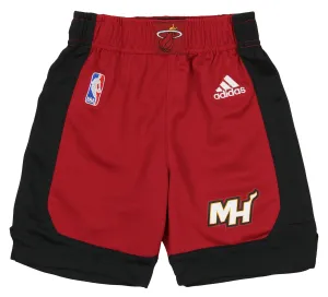 Adidas NBA Toddler Miami Heat Replica Athletic Shorts, Red