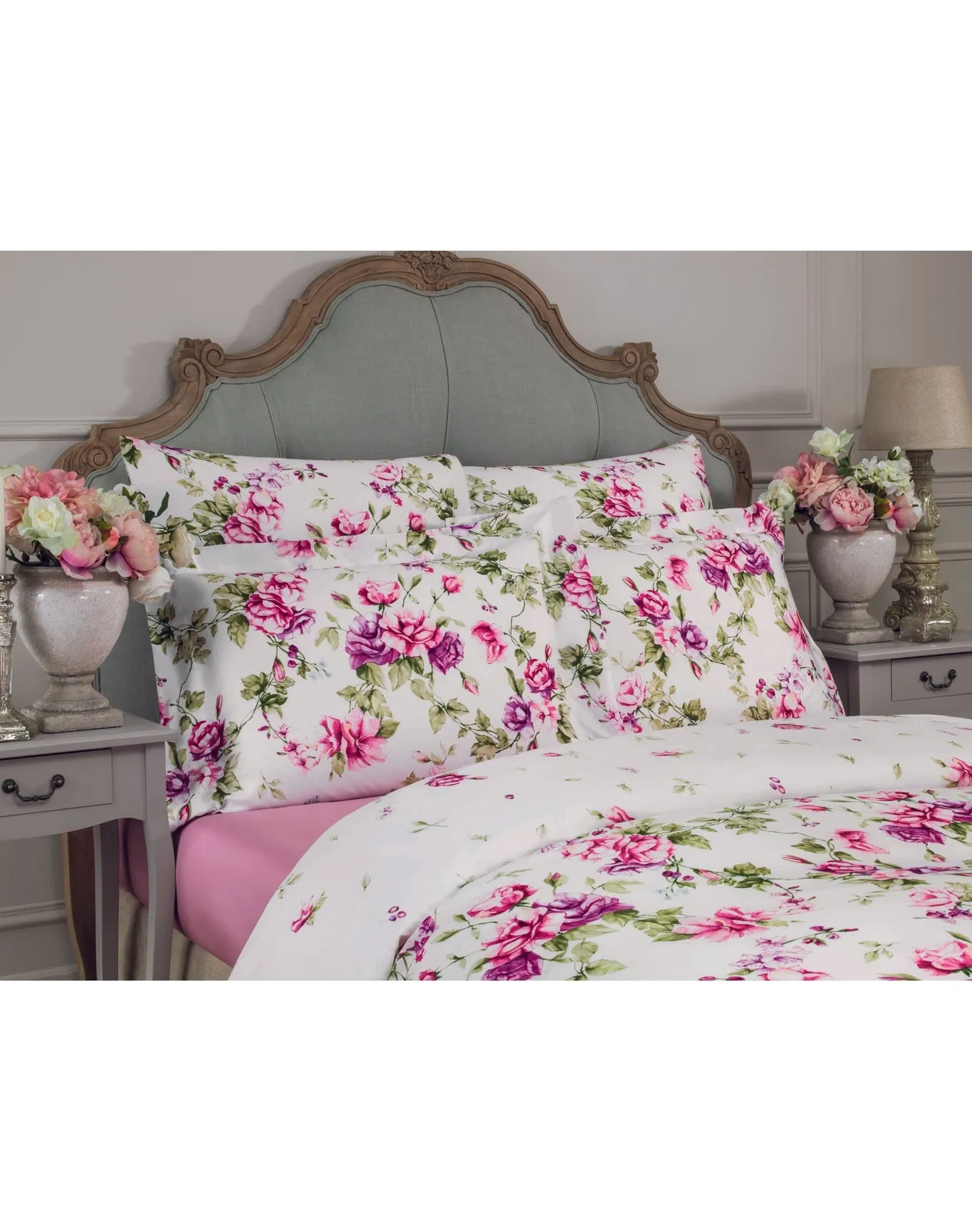 Alba Fitted Sheet | Pink TOGAS