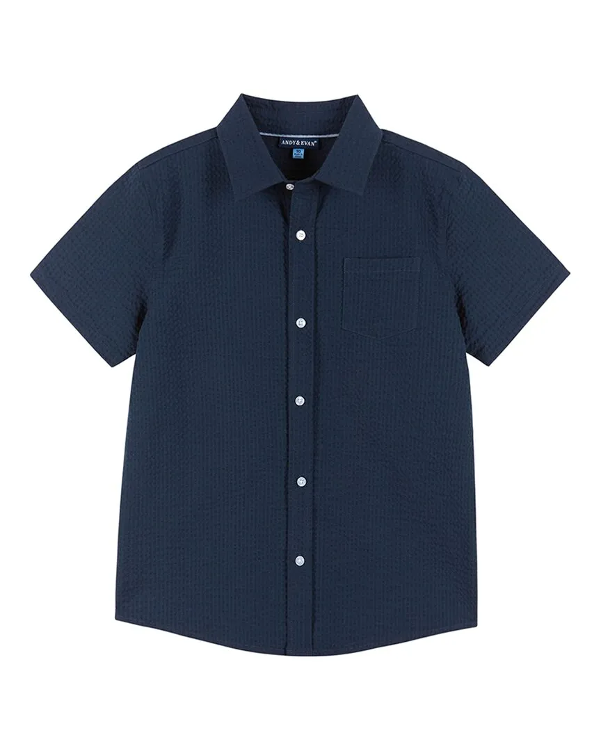 Andy & Evan Short Sleeve Button-down Shirt