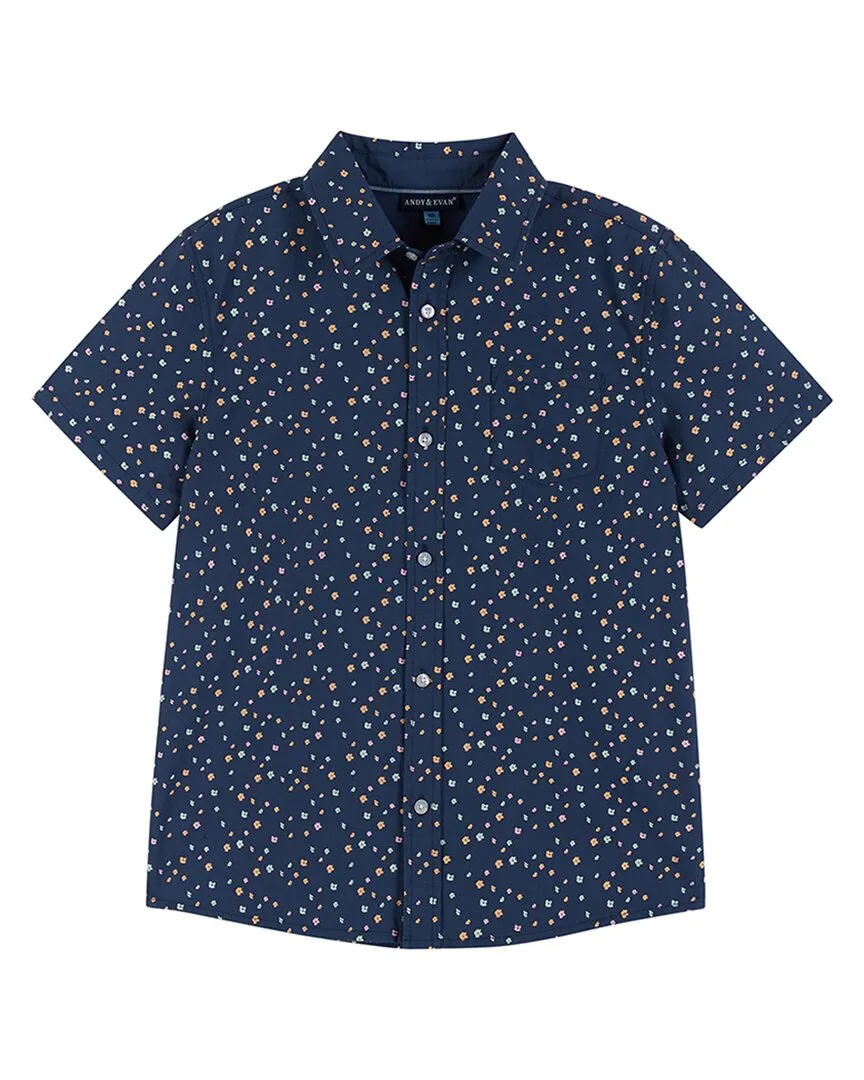 Andy & Evan Short Sleeve Button-down Shirt