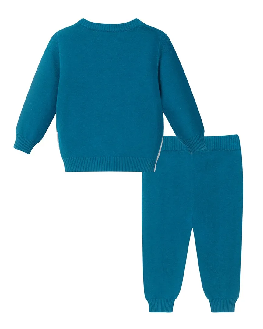 Andy & Evan Space Ship Sweater Set