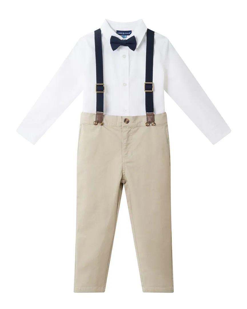 Andy & Evan Toddler 4pc Button-Down Shirt Set