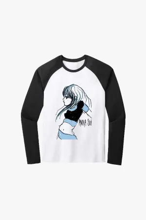 Anna Sui Girl Genderless Raglan Tee Annasui