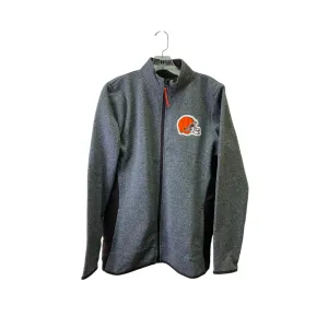 Athletic Jacket By Nfl In Grey, Size:L