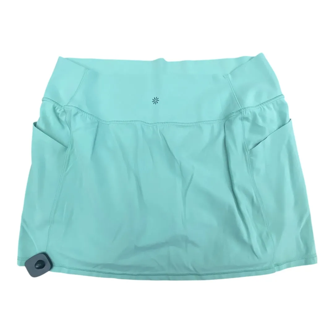 Athletic Skort By Athleta In Green, Size:Xl