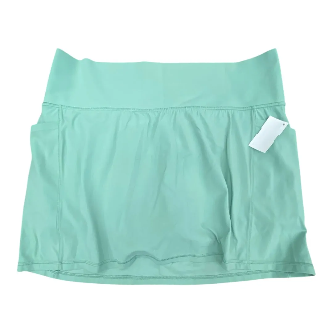 Athletic Skort By Athleta In Green, Size:Xl